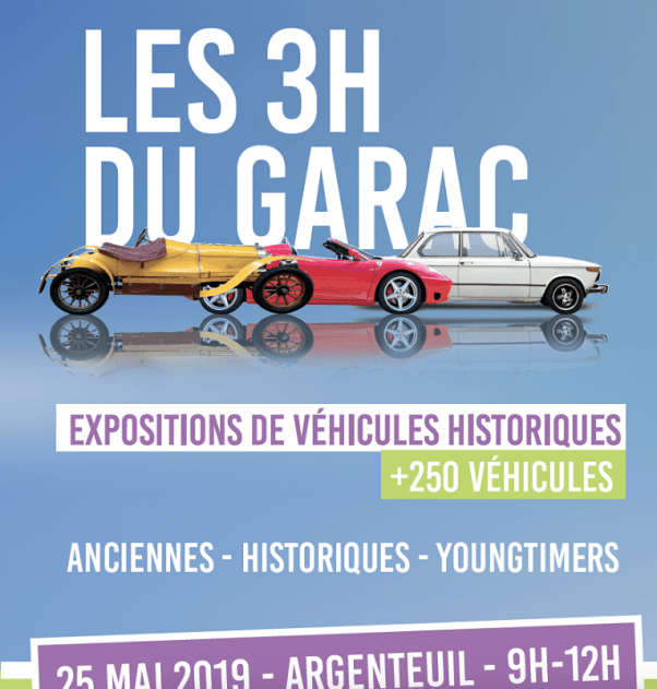 Exposition de véhicules anciens et historiques au GARAC le 25 mai 2019 